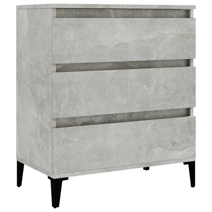 Credenza Grigio Cemento 60x35x70 cm in Legno Multistrato 823052