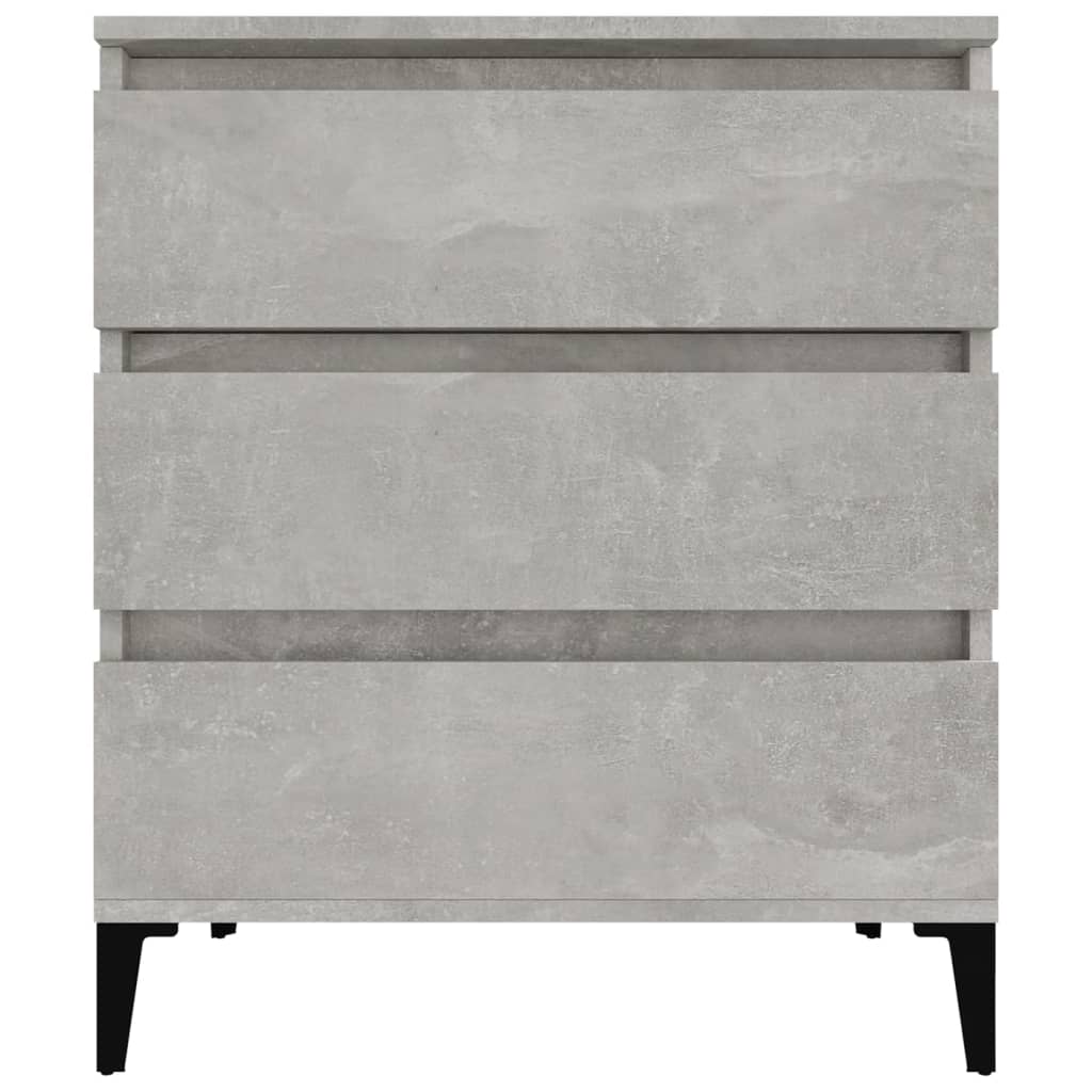Credenza Grigio Cemento 60x35x70 cm in Legno Multistrato 823052