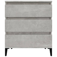 Credenza Grigio Cemento 60x35x70 cm in Legno Multistrato 823052