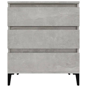 Credenza Grigio Cemento 60x35x70 cm in Legno Multistrato 823052
