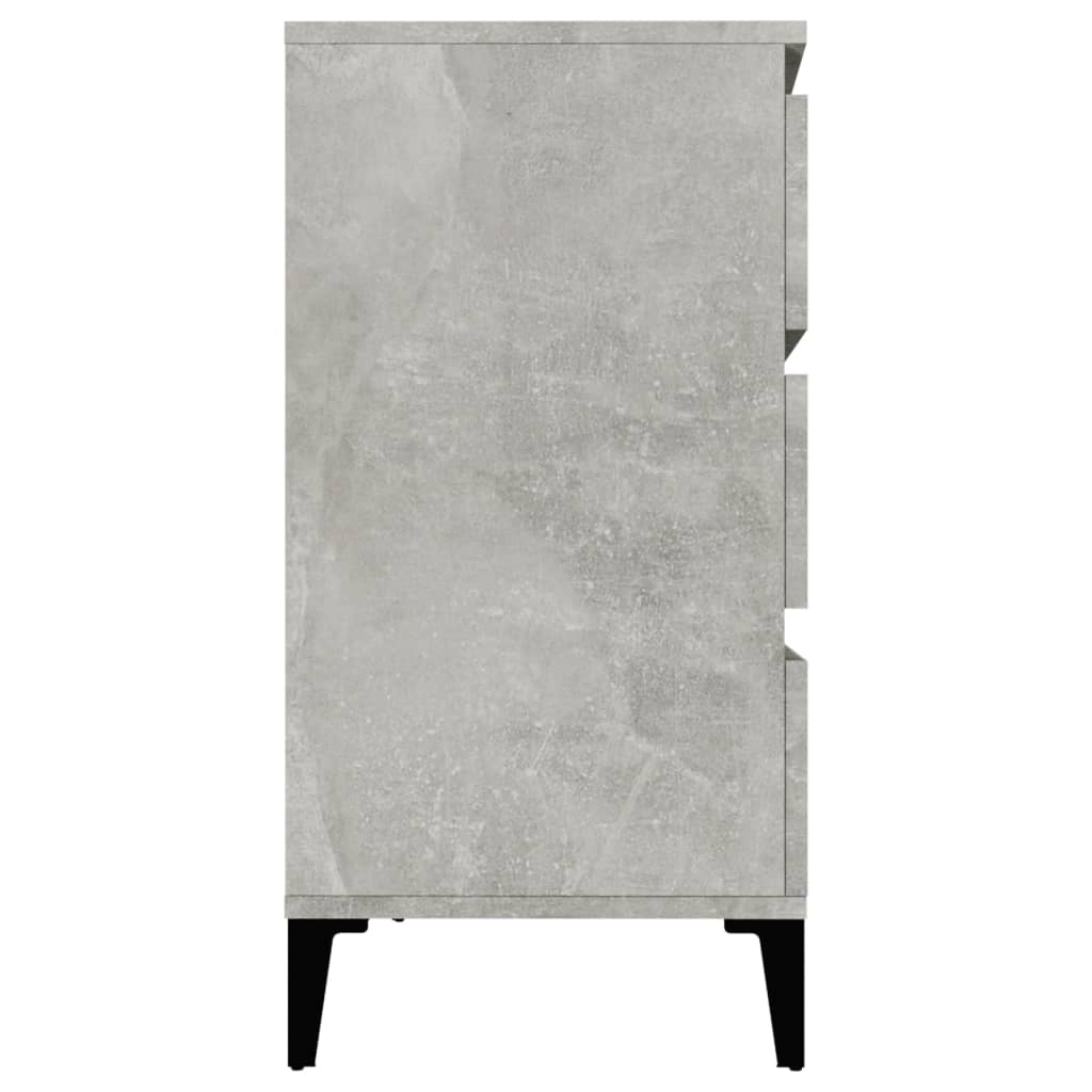 Credenza Grigio Cemento 60x35x70 cm in Legno Multistrato 823052