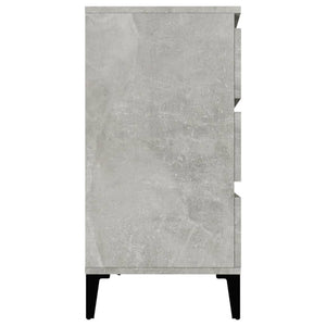 Credenza Grigio Cemento 60x35x70 cm in Legno Multistrato 823052