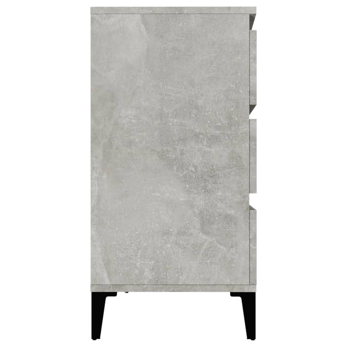 Credenza Grigio Cemento 60x35x70 cm in Legno Multistrato 823052