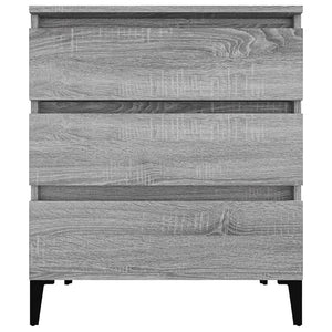 Credenza Grigio Sonoma 60x35x70 cm in Legno Multistrato 823054