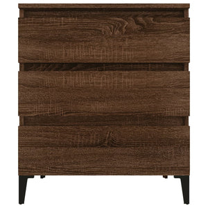 Credenza Rovere Marrone 60x35x70 cm in Legno Multistrato 823055