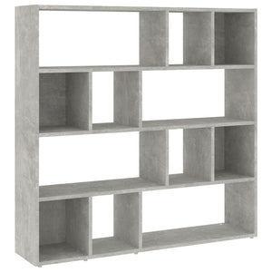 Divisorio-Paravento Grigio Cemento 105x24x102 cm