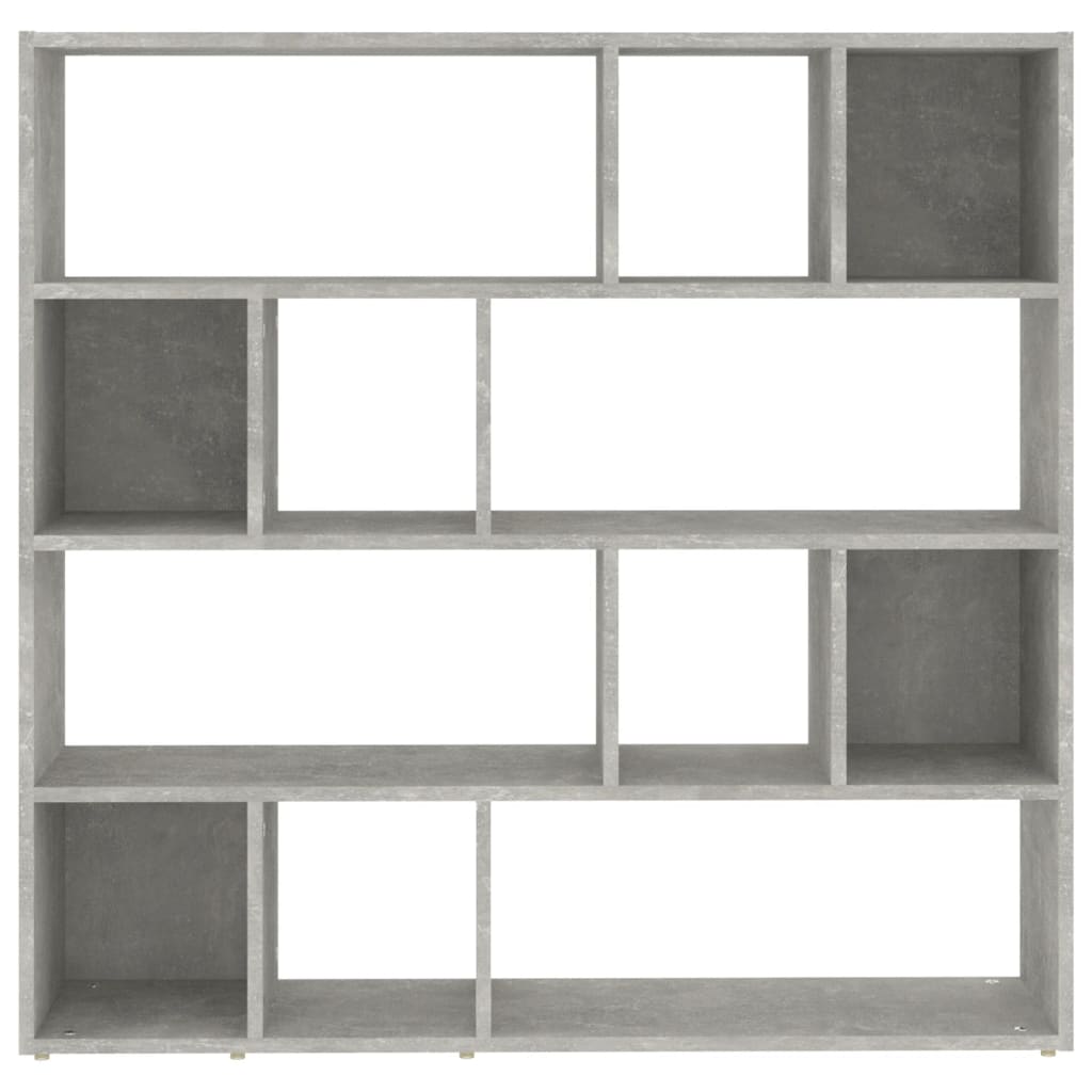 Divisorio-Paravento Grigio Cemento 105x24x102 cm