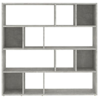 Divisorio-Paravento Grigio Cemento 105x24x102 cm