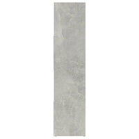 Divisorio-Paravento Grigio Cemento 105x24x102 cm