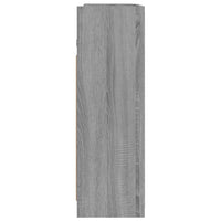 Mobile da Bagno a Specchio-Armadietto a Specchio da Bagno Grigio Sonoma 62,5x20,5x64 cm Legno