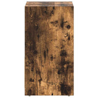 Armadietto Bagno Rovere Fumo 60x33x61 cm in Legno Multistrato