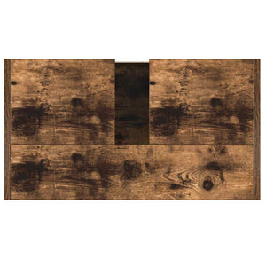 Armadietto Bagno Rovere Fumo 60x33x61 cm in Legno Multistrato