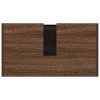 Armadietto Bagno Rovere Marrone 60x33x61cm Legno Ingegnerizzato 826359
