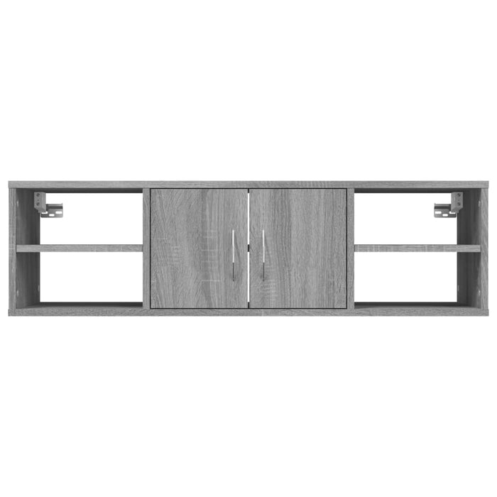 Mensola a Muro Grigio Sonoma 102x30x29 cm Legno Multistrato 826364