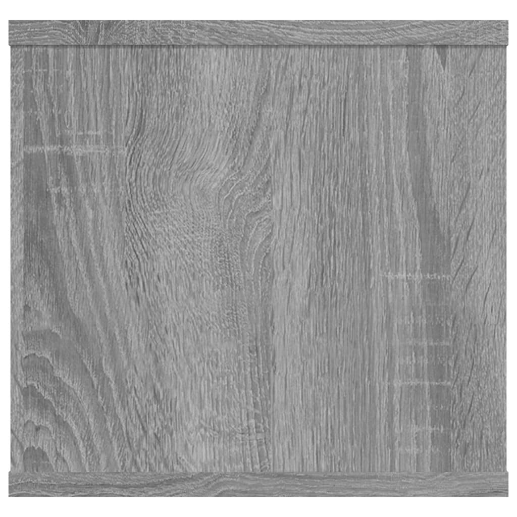 Mensola a Muro Grigio Sonoma 102x30x29 cm Legno Multistrato 826364