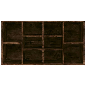 Scarpiera Rovere Fumo 103x30x54,5 cm in Legno Multistrato