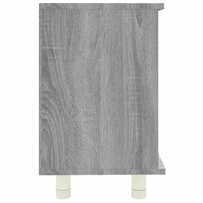 Armadietto Bagno Grigio Sonoma 60x32x53,5 cm Legno Multistrato cod mxl 5495