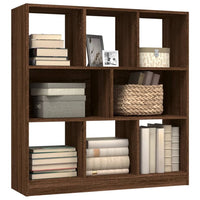 Libreria Rovere Marrone 97,5x29,5x100 cm in Legno Multistrato 826380