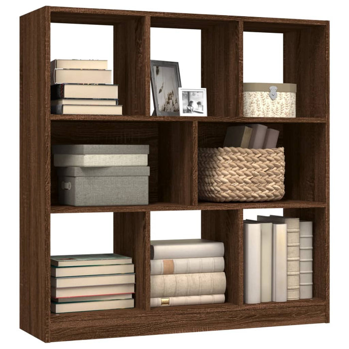 Libreria Rovere Marrone 97,5x29,5x100 cm in Legno Multistrato 826380