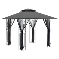 Gazebo con Pareti Laterali Antracite 300x300x270 cm Acciaiocod mxl 117446