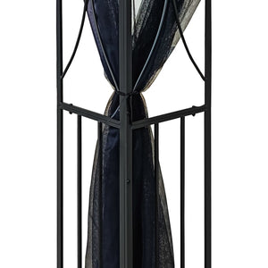 Gazebo con Pareti Laterali Antracite 300x300x270 cm Acciaio 360143