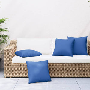 vidaXL Cuscini per Divano 4 pz Blu Reale 60x60 cm in Tessuto