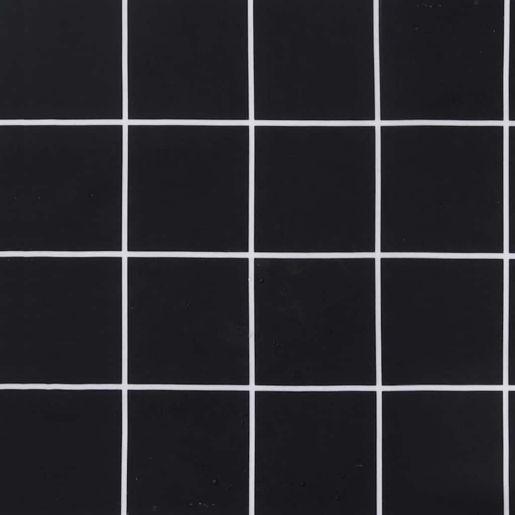 Cuscini Scatter a scacchi 4 pcs Quadro Nero 60 x 60 cm 360419