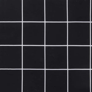 Cuscini Scatter a scacchi 4 pcs Quadro Nero 60 x 60 cm 360419