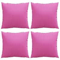 Cuscini Decorativi 4 pcs Rosa 60 x 60 cm Tessuto 360423