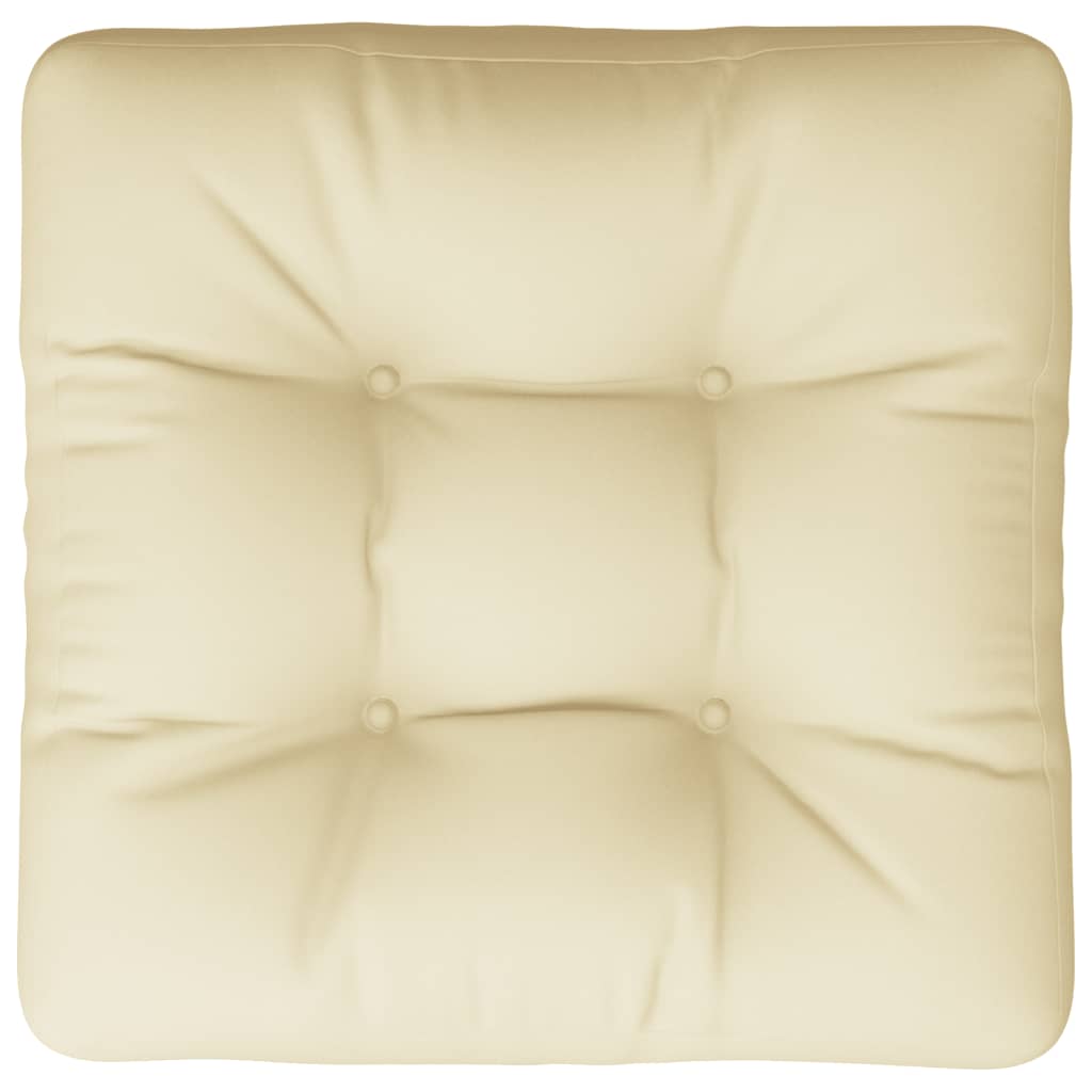 Cuscino per Divano-Cuscini per Sofa Pallet Crema 60x60x12 cm
