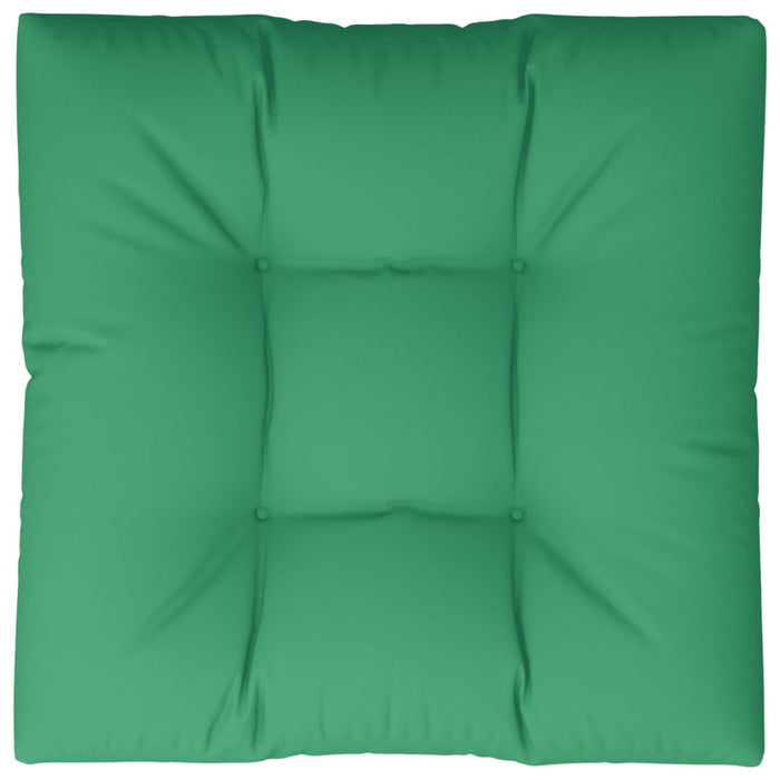 Cuscino per Pallet Verde 80x80x12 cm in Tessuto 360496