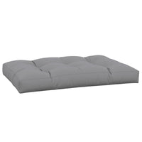 Cuscino per Pallet Grigio 120x80x12 cm in Tessuto 360514