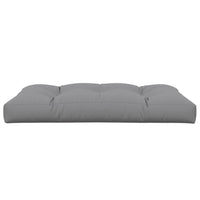Cuscino per Pallet Grigio 120x80x12 cm in Tessuto 360514