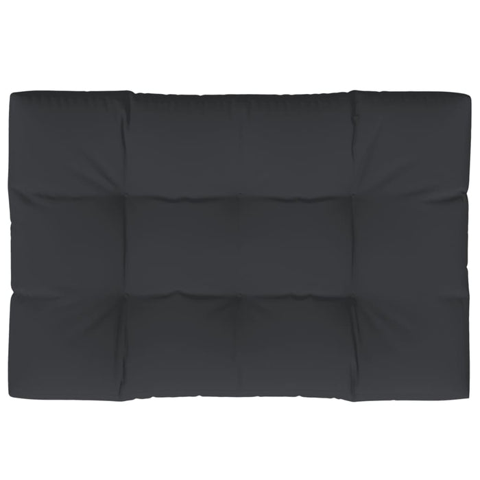 vidaXL Cuscino per Pallet Nero 120x80x12 cm in Tessuto
