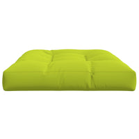 Cuscino per Pallet Verde Brillante 120x80x12 cm in Tessuto 360524