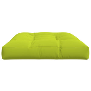 Cuscino per Pallet Verde Brillante 120x80x12 cm in Tessuto 360524
