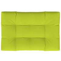 Cuscino per Pallet Verde Brillante 120x80x12 cm in Tessuto 360524