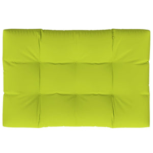 Cuscino per Pallet Verde Brillante 120x80x12 cm in Tessuto