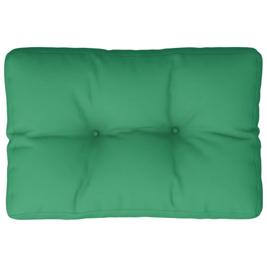 vidaXL Cuscino per Pallet Verde 60x40x12 cm in Tessuto