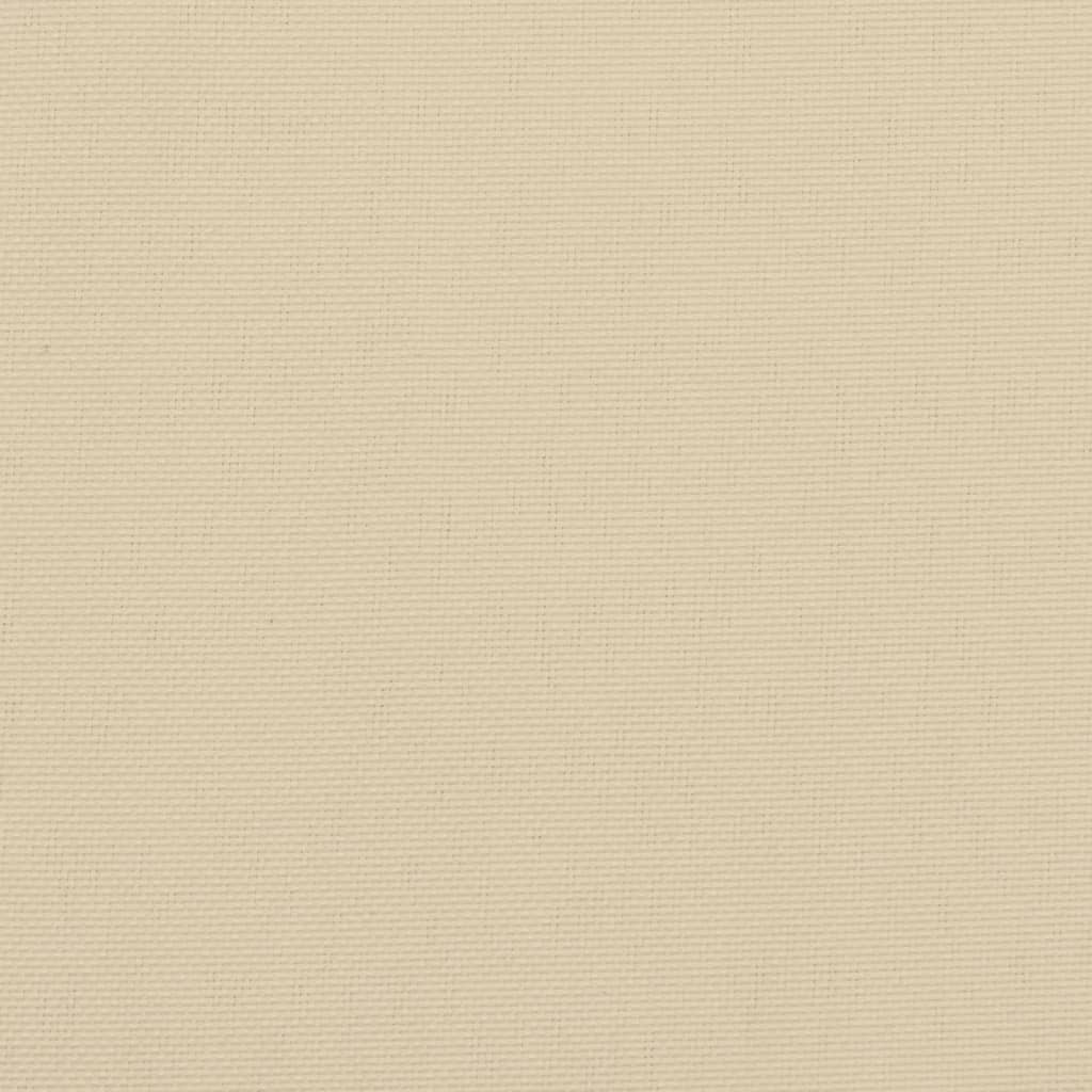 vidaXL Cuscino per Pallet Beige 120x40x12 cm in Tessuto