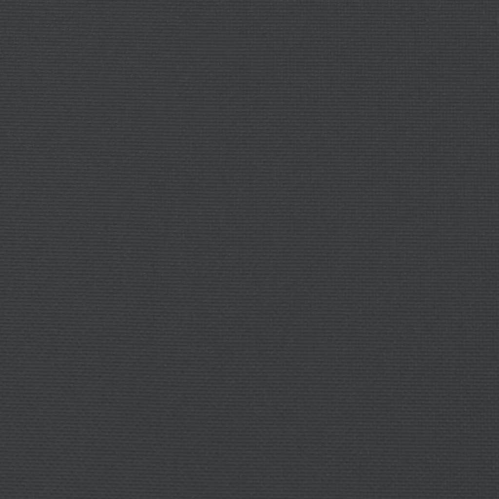 vidaXL Cuscino per Pallet Nero 120x40x12 cm in Tessuto