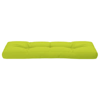 Cuscino per Pallet Verde Brillante 120x40x12 cm in Tessuto 360634