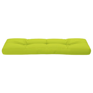Cuscino per Pallet Verde Brillante 120x40x12 cm in Tessuto 360634