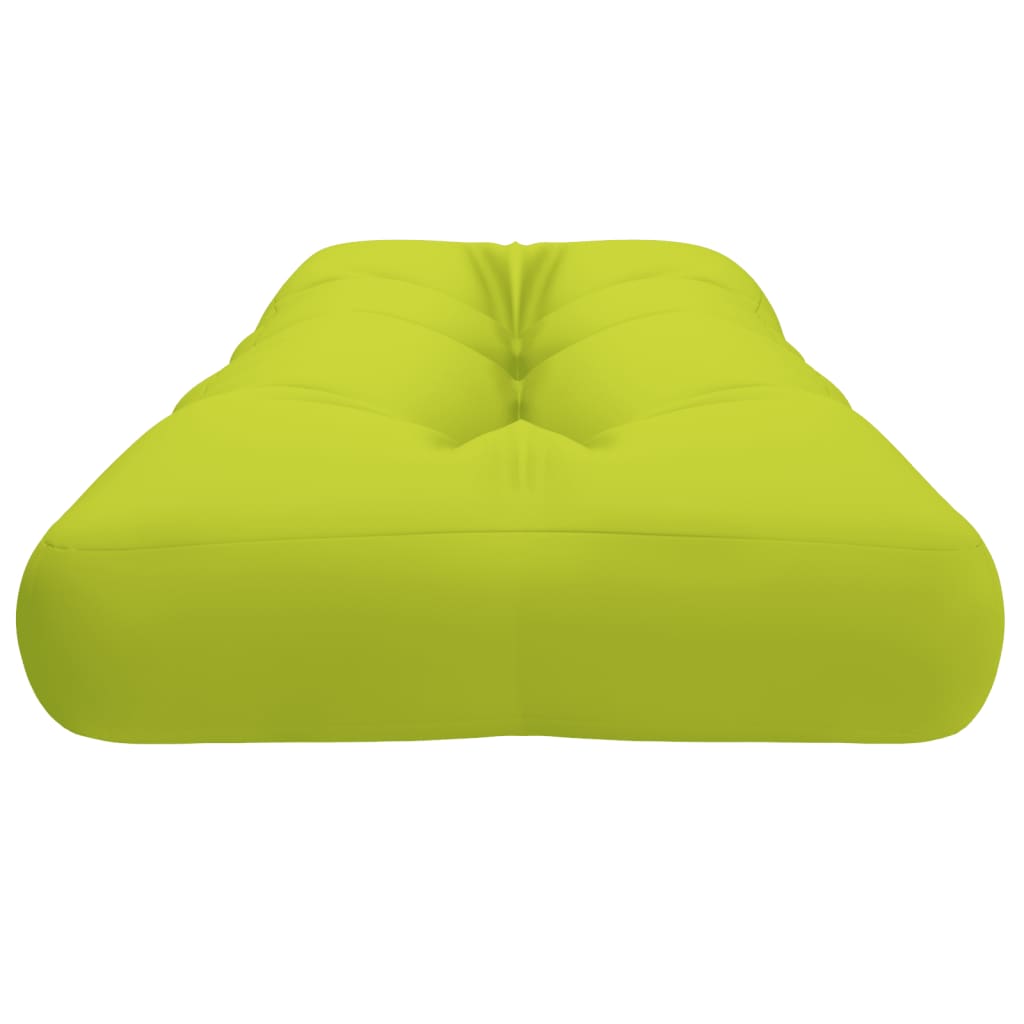 Cuscino per Pallet Verde Brillante 120x40x12 cm in Tessuto 360634