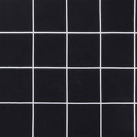 Cuscini per Pallet 2 pz Neri Motivo a Quadri Tessuto 360661