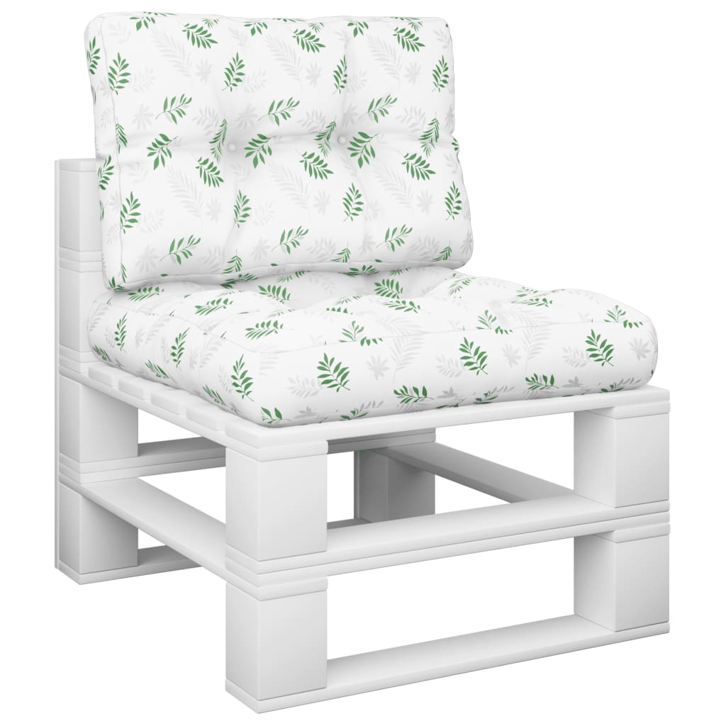 Cuscini per Pallet 2 pz Motivo a Foglie Tessutocod mxl 102602