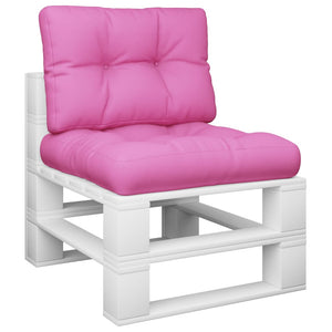 Cuscini per Pallet 2 pz Rosa in Tessuto 360687