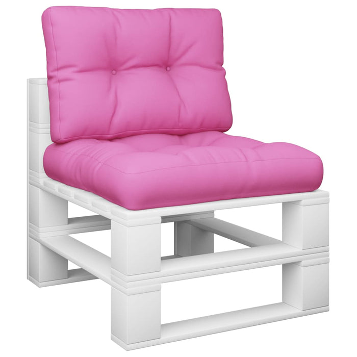 Cuscini per Pallet 2 pz Rosa in Tessuto 360687