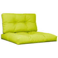 Cuscini per Divani in Pallet 2 pz Verde Intenso in Tessuto 360700