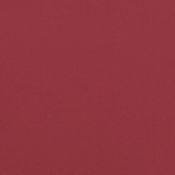 vidaXL Cuscini per Pallet 2 pz Rosso Vino in Tessuto